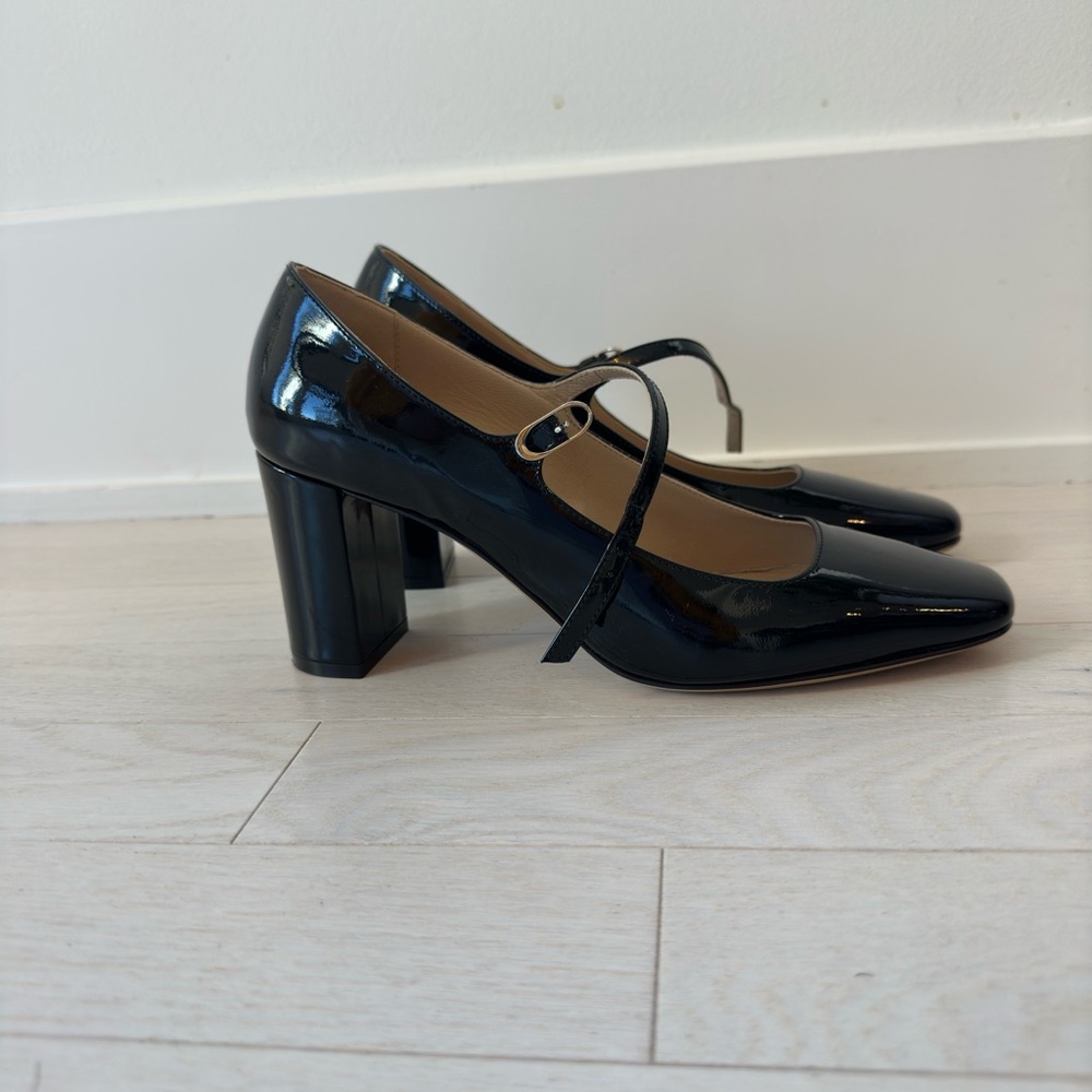 Theory Black Mary Jane Heels